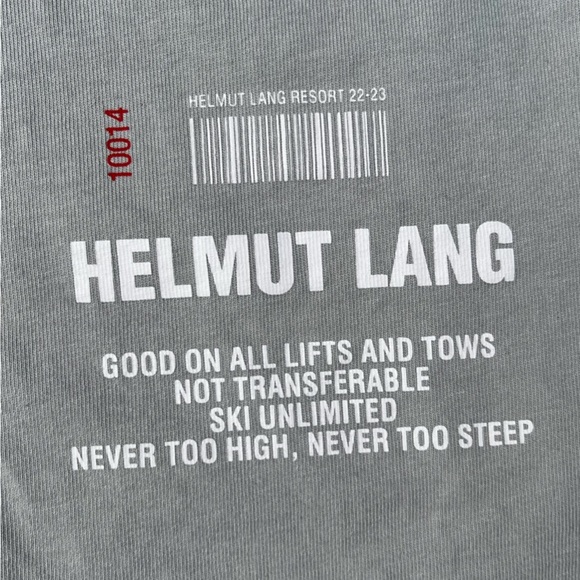 helmut lang ski pass shirt - Picture 4 of 5